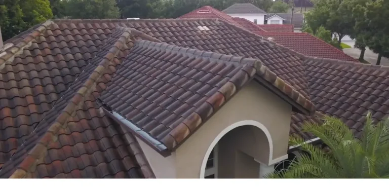 Roof cleaning Jacksonville FL - tile roof soft wash treatment