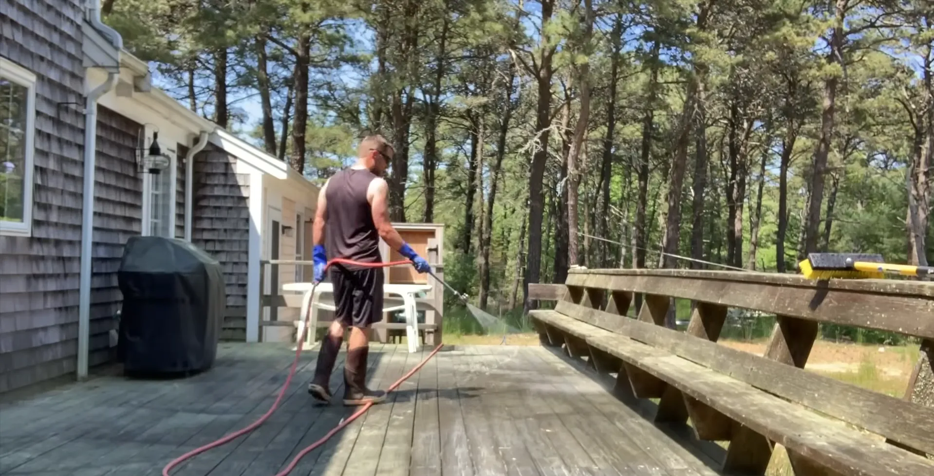 Deck cleaning Jacksonville FL wood composite