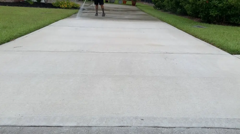 Concrete cleaning Jacksonville FL tannin removal