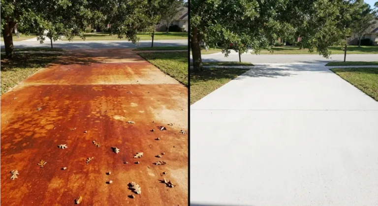 Jacksonville FL Driveway Cleaning: How to Remove Oak Tannin Stains That Keep Coming Back