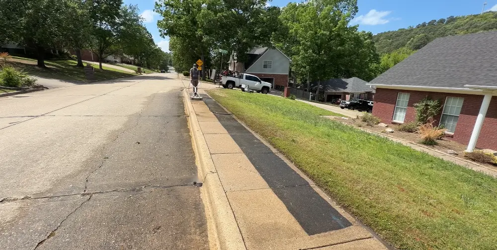 Sidewalk cleaning process Jacksonville FL surface cleaner